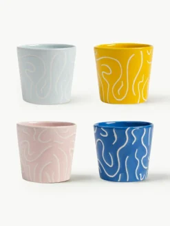 &k amsterdam Handgefertigte Becher Soba, 4er-Set