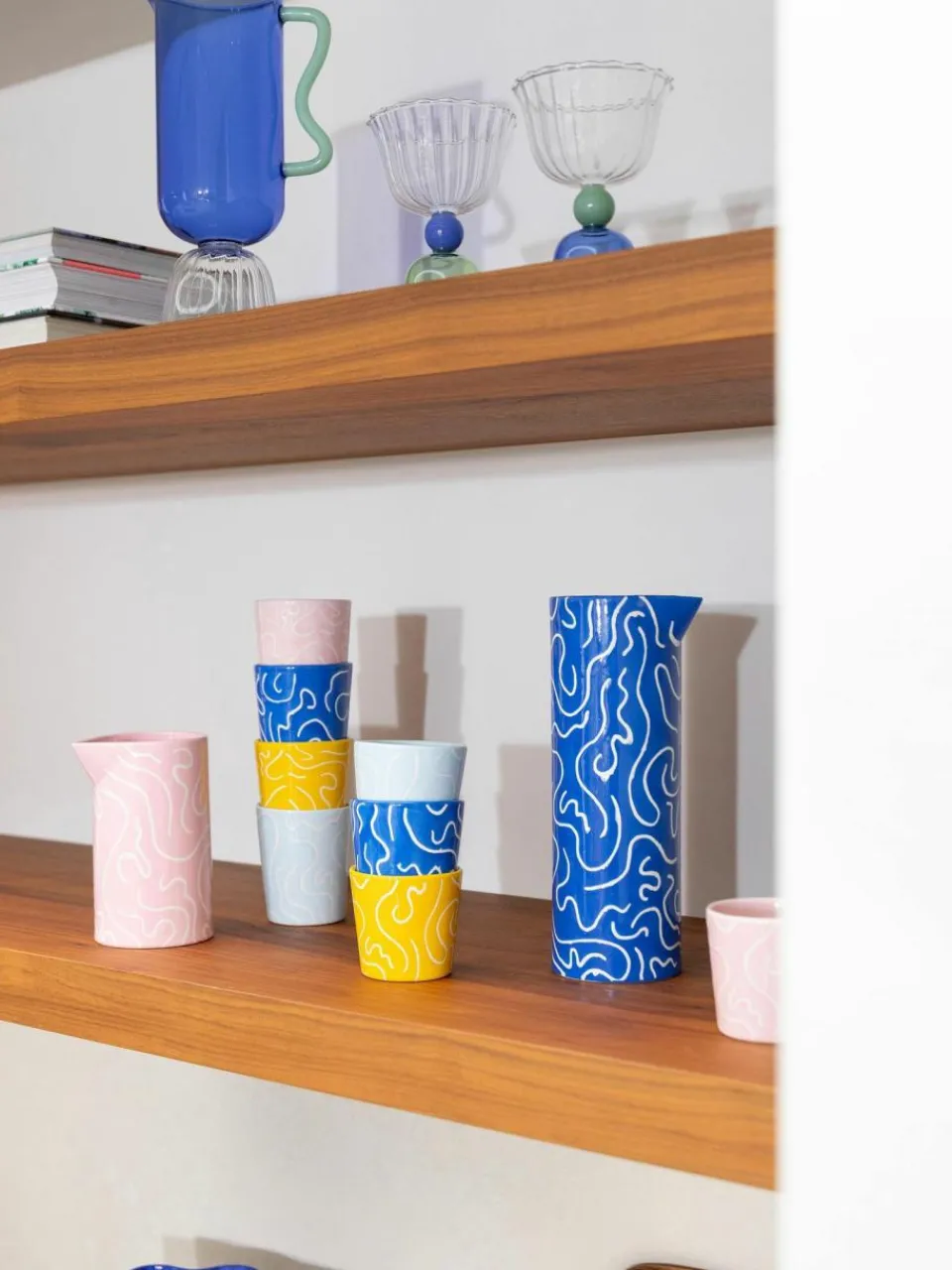 &k amsterdam Handgefertigte Becher Soba, 4er-Set