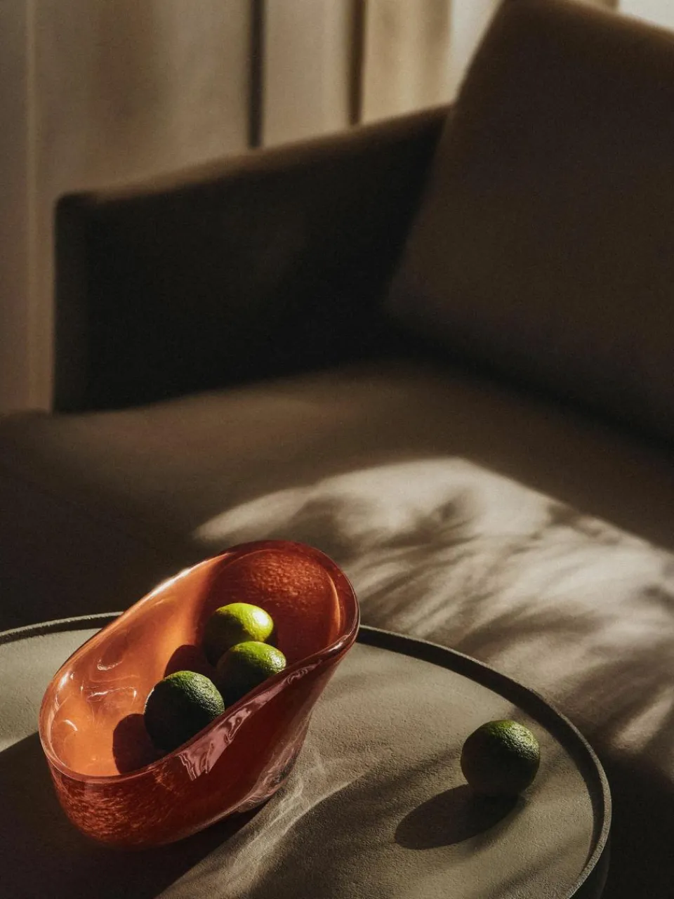 Westwing Collection Handgefertigte Deko-Schale Ashley aus Glas
