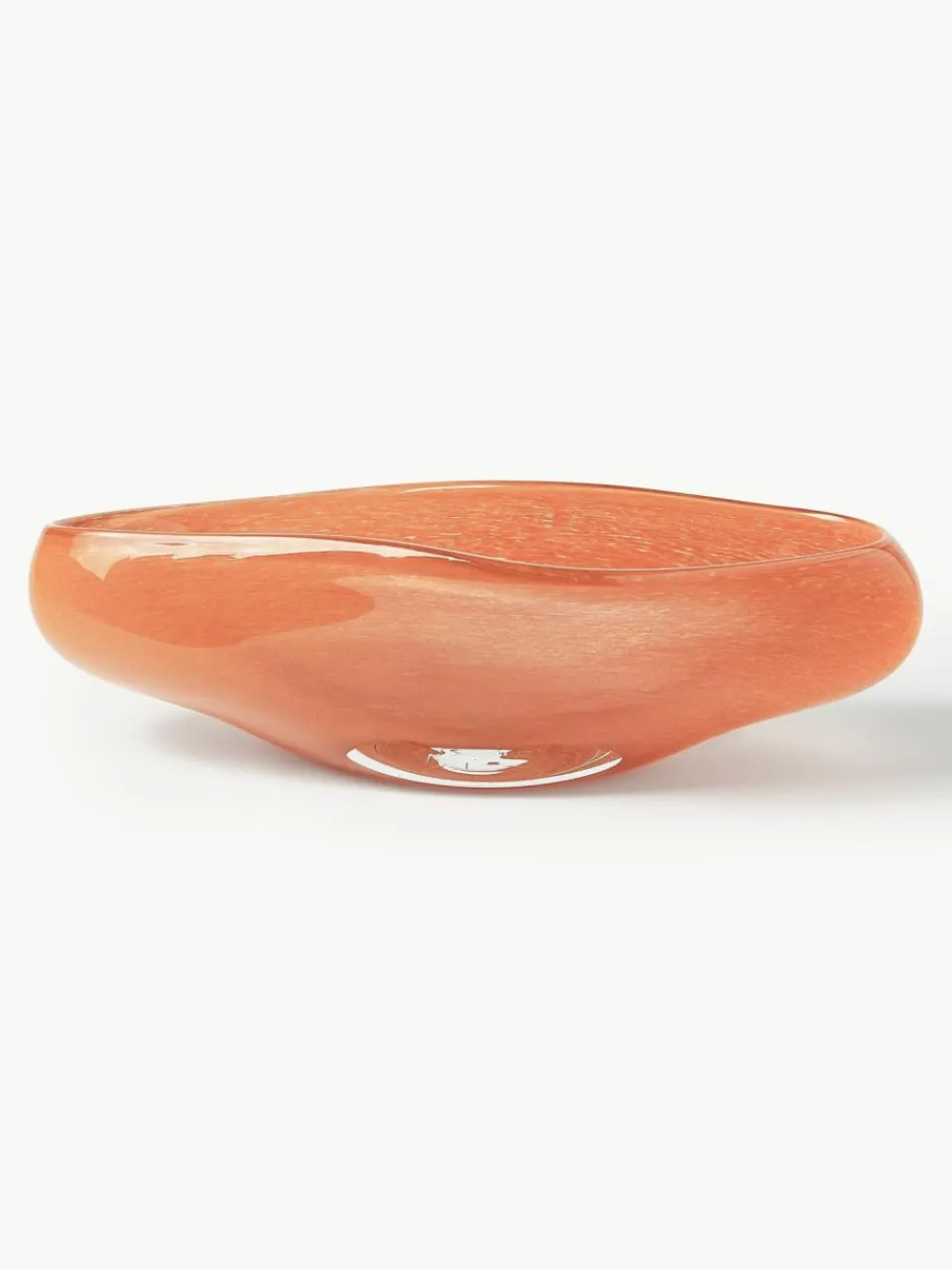 Westwing Collection Handgefertigte Deko-Schale Ashley aus Glas