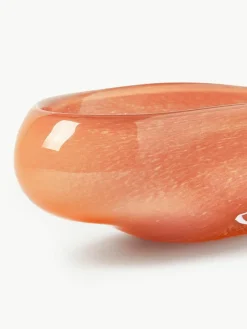 Westwing Collection Handgefertigte Deko-Schale Ashley aus Glas