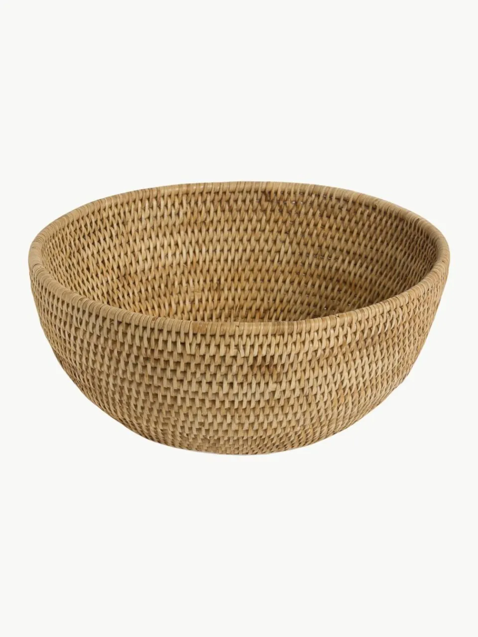 Andrea House Handgefertigte Deko-Schale Güle aus Rattan