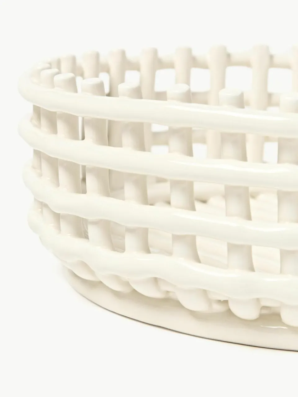 ferm LIVING Handgefertigte Deko-Schale Centrepiece aus Keramik
