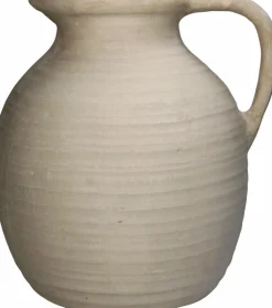 Westwing Handgefertigte Deko-Vase Raw aus Papiermaché, H 26 cm