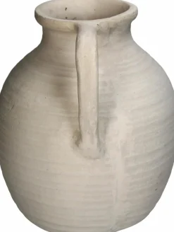 Westwing Handgefertigte Deko-Vase Raw aus Papiermaché, H 26 cm