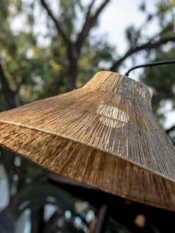 Westwing Handgefertigte dimmbare LED-Stehlampe Niza mit Fernbedienung