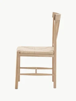 Westwing Handgefertigte Eichenholz-Stühle Eton, 2 Stück