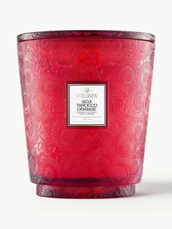 Voluspa Handgefertigte Fünfdocht-Duftkerze Japonica Collection (Goji-Beere, Mango & Tarocco Orange)