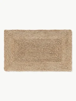 Westwing Collection Handgefertigte Jute-Fußmatte Sharmila