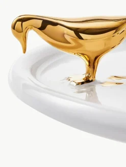 Pols Potten Handgefertigte Keramik-Servierplatte Walking Duck