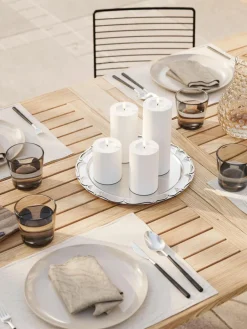 Deluxe Homeart Handgefertigte LED-Kerzen Real Flame mit Fernbedienung, 5er-Set