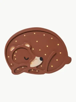 Kinder Little Lights Handgefertigte LED-Kinderzimmerlampe Bear mit Timerfunktion und Fernbedienung, dimmbar