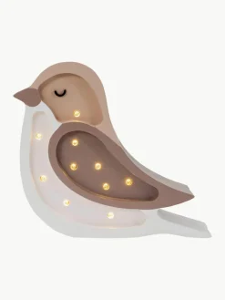 Kinder Little Lights Handgefertigte LED-Kinderzimmerlampe Bird Mini mit Timerfunktion und Fernbedienung, dimmbar