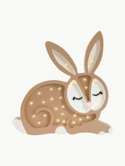 Kinder Little Lights Handgefertigte LED-Kinderzimmerlampe Bunny mit Timerfunktion und Fernbedienung, dimmbar