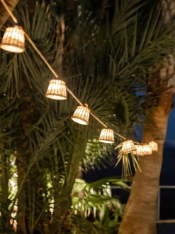 Westwing Handgefertigte LED-Lichterkette Aurora