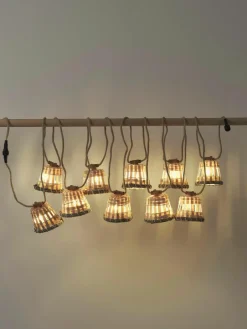 Westwing Handgefertigte LED-Lichterkette Aurora