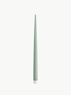 Deluxe Homeart Handgefertigte LED-Stabkerzen Real Flame, H 38 cm, 2 Stück