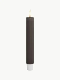 Deluxe Homeart Handgefertigte LED-Stabkerzen Real Flame, H 15 cm, 2 Stück