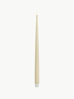 Deluxe Homeart Handgefertigte LED-Stabkerzen Real Flame, H 38 cm, 2 Stück