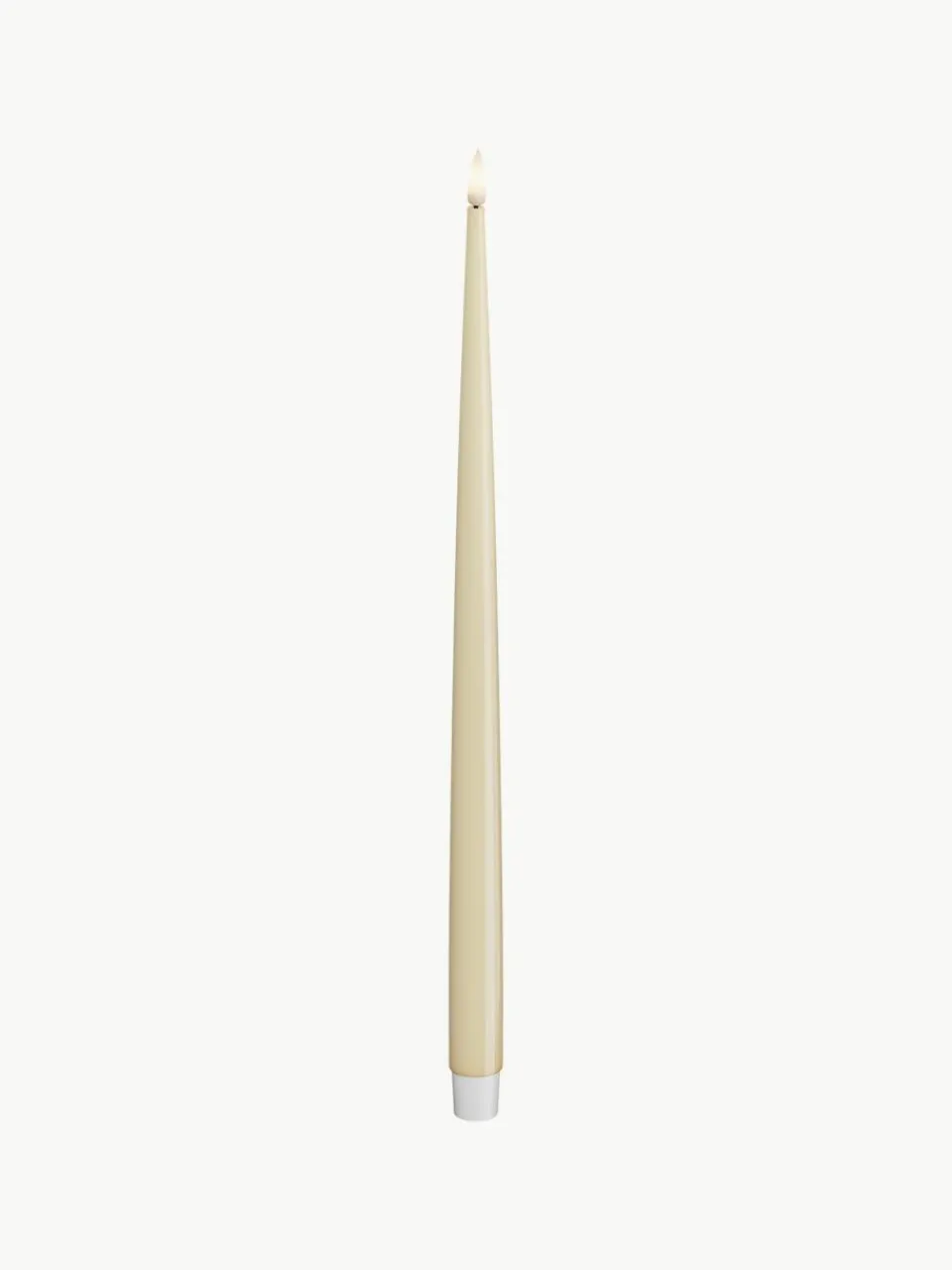 Deluxe Homeart Handgefertigte LED-Stabkerzen Real Flame, H 38 cm, 2 Stück