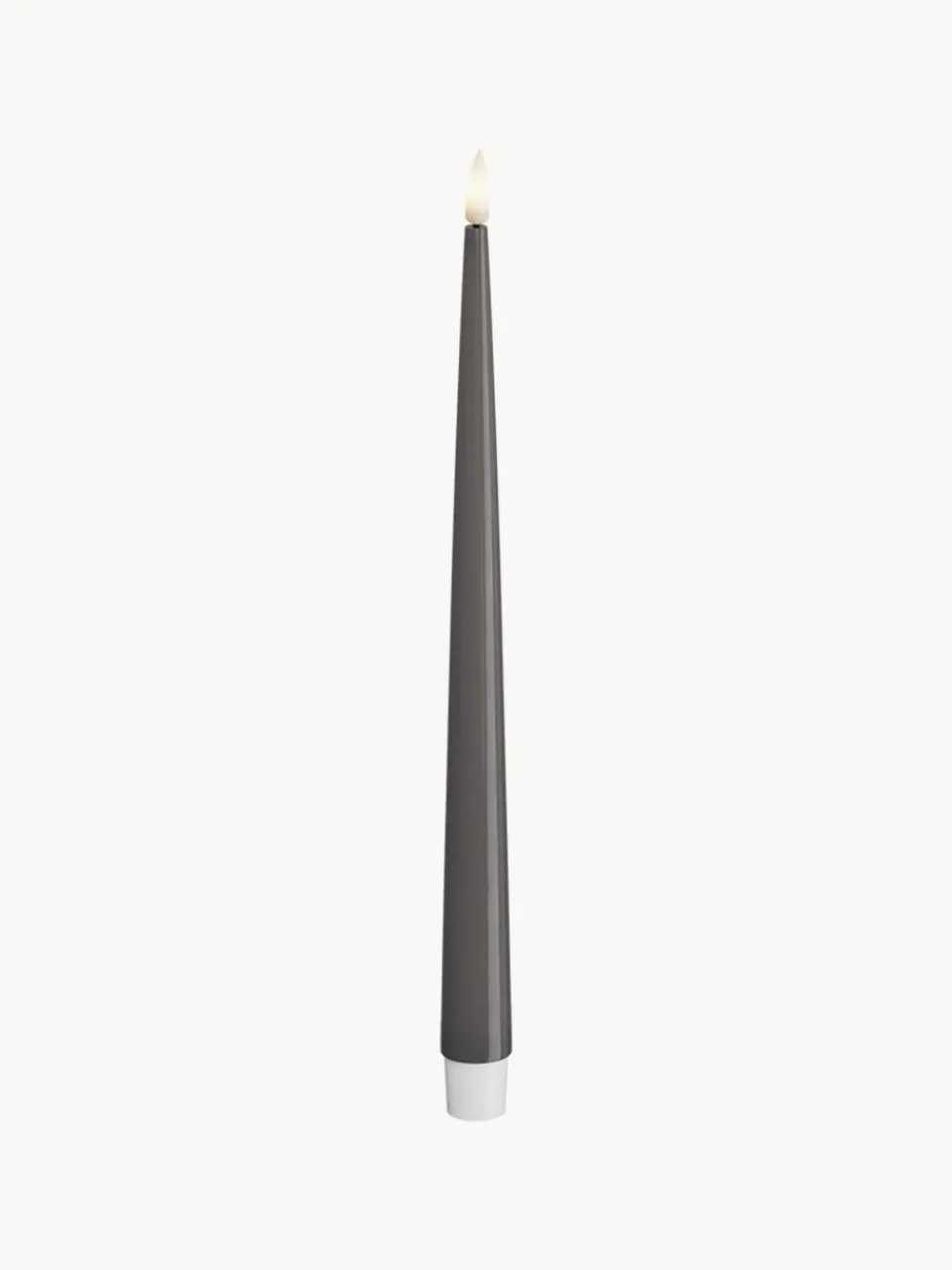 Deluxe Homeart Handgefertigte LED-Stabkerzen Real Flame, H 28 cm, 2 Stück