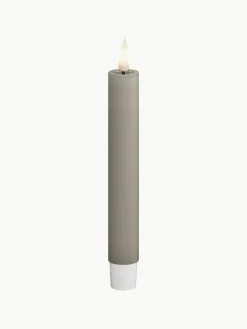 Deluxe Homeart Handgefertigte LED-Stabkerzen Real Flame, H 15 cm, 2 Stück