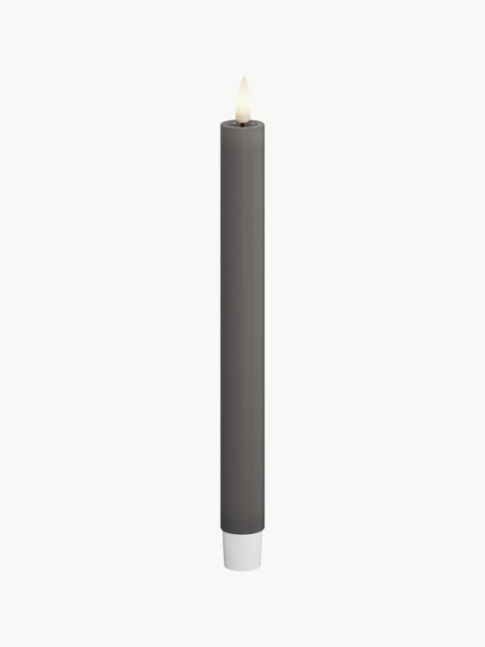 Deluxe Homeart Handgefertigte LED-Stabkerzen Real Flame, H 24 cm, 2 Stück