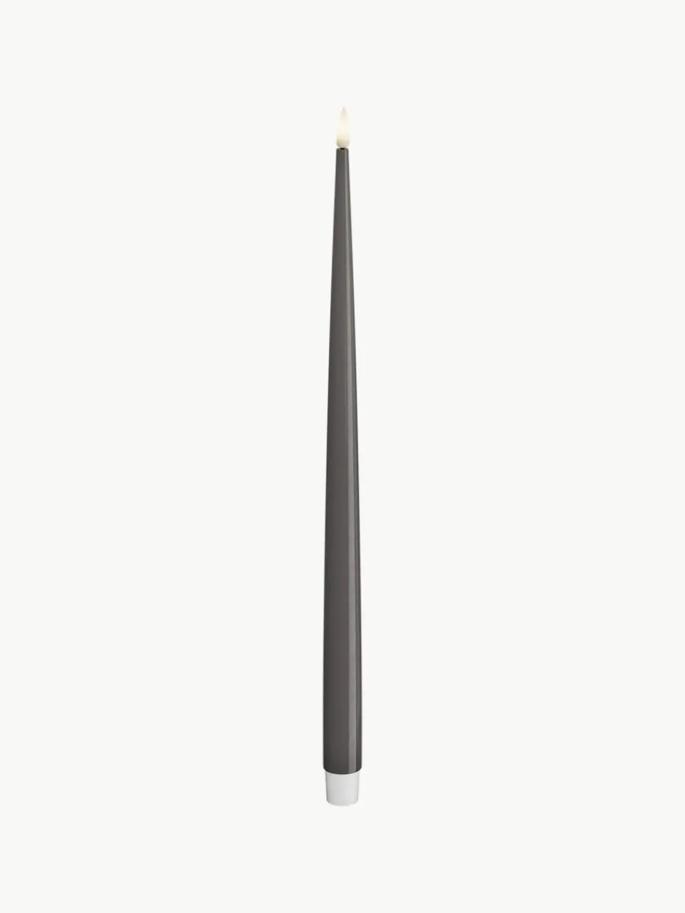 Deluxe Homeart Handgefertigte LED-Stabkerzen Real Flame, H 38 cm, 2 Stück