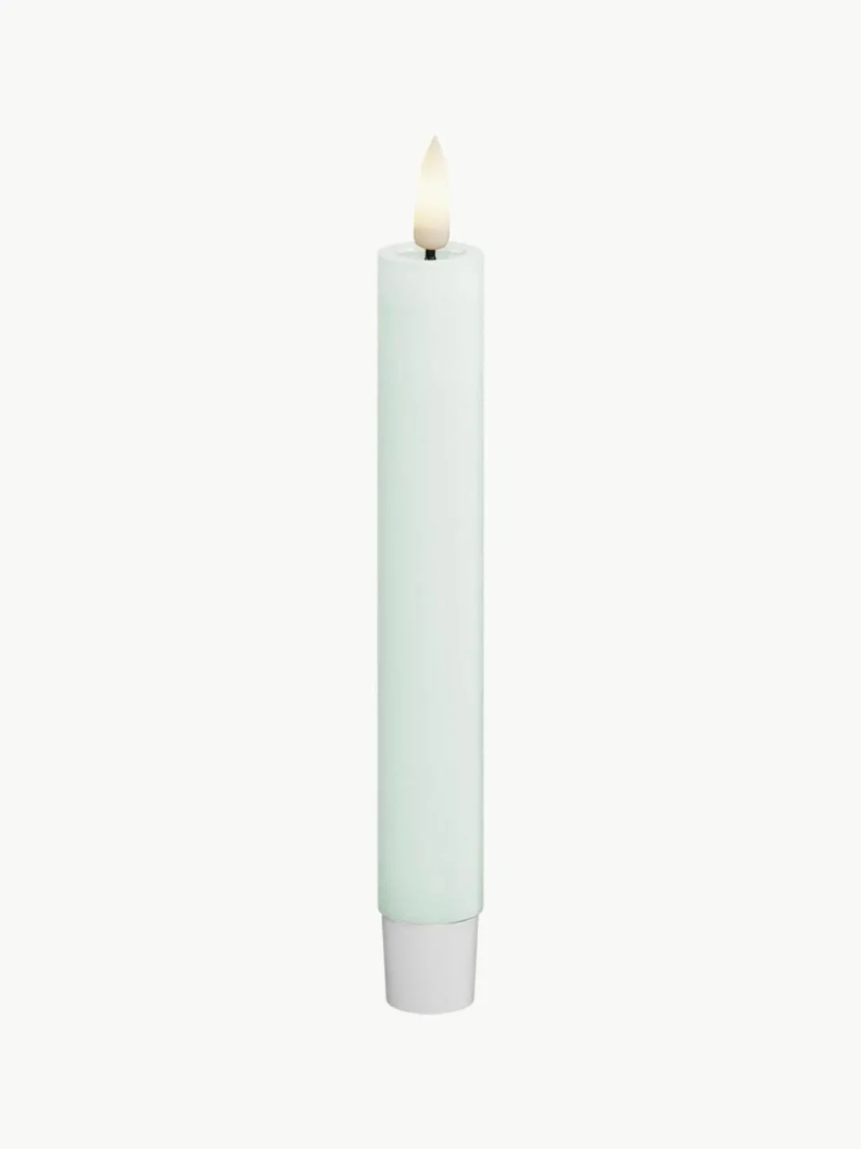 Deluxe Homeart Handgefertigte LED-Stabkerzen Real Flame, H 15 cm, 2 Stück