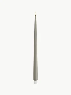 Deluxe Homeart Handgefertigte LED-Stabkerzen Real Flame, H 38 cm, 2 Stück