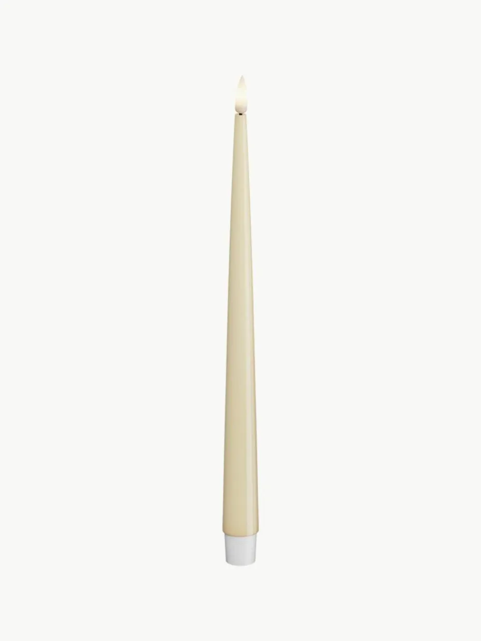 Deluxe Homeart Handgefertigte LED-Stabkerzen Real Flame, H 28 cm, 2 Stück