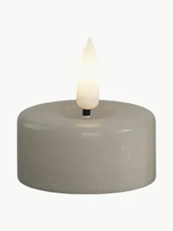 Deluxe Homeart Handgefertigte LED-Teelichter Real Flame, 4 Stück