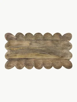 Bloomingville Handgefertigte Servierplatte Kallo aus Mangoholz