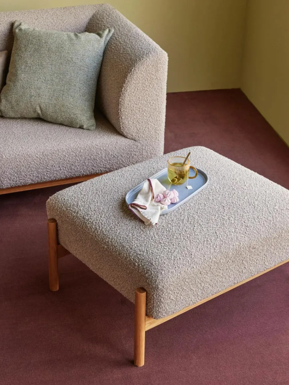 Hübsch Handgefertigte Servierplatten Amare, 2er-Set