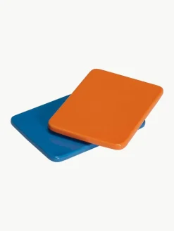 Hübsch Handgefertigte Servierplatten Amare, 2er-Set