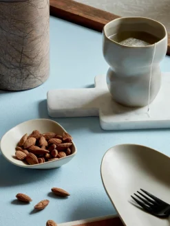 Broste Copenhagen Handgefertigte Snackschälchen Limfjord in organischer Form, 2 Stück