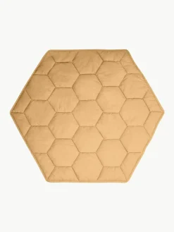 Kinder Lorena Canals Handgefertigte Spielmatte Honeycomb mit Rasselspielzeug