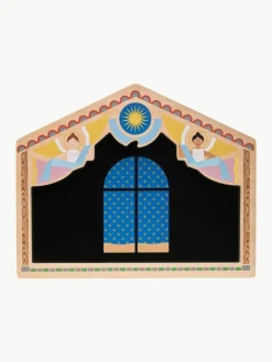 Kinder &k amsterdam Handgefertigte Spiel-Weihnachtskrippe The Crib, 14er-Set