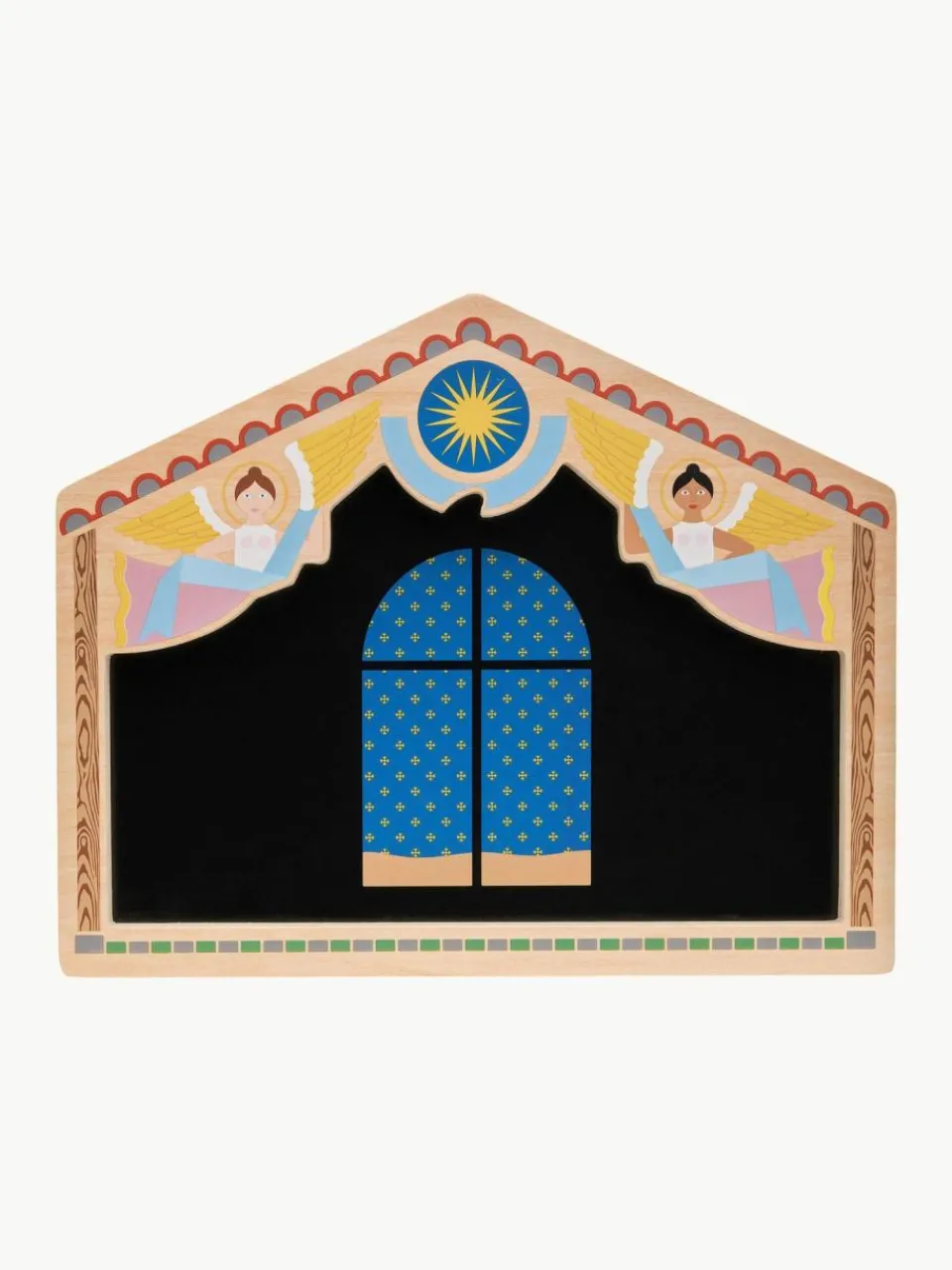 Kinder &k amsterdam Handgefertigte Spiel-Weihnachtskrippe The Crib, 14er-Set