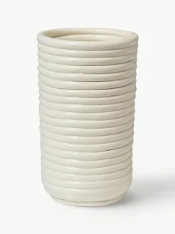 ferm LIVING Handgefertigte Vase Corduroy, H 21 cm