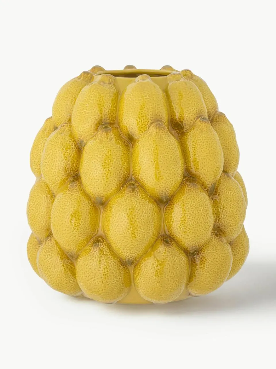 Bloomingville Handgefertigte Vase Limone, H 22 cm