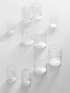 Ichendorf Handgefertigte Wassergläser Deco' Clear, 6er-Set