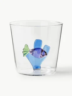 Ichendorf Handgefertigte Wassergläser Marine Garden, 6er-Set