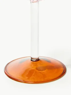 &k amsterdam Handgefertigte Weingläser Eve aus Borosilikatglas, 2 Stück
