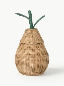 Kinder ferm LIVING Kids Handgefertigter Aufbewahrungskorb Pear aus Rattan