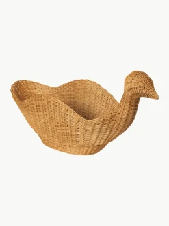 Kinder ferm LIVING Kids Handgefertigter Aufbewahrungskorb Bird aus Rattan