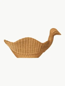 Kinder ferm LIVING Kids Handgefertigter Aufbewahrungskorb Bird aus Rattan