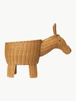 Kinder ferm LIVING Kids Handgefertigter Aufbewahrungskorb Donkey aus Rattan