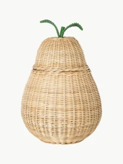 Kinder ferm LIVING Kids Handgefertigter Aufbewahrungskorb Pear aus Rattan