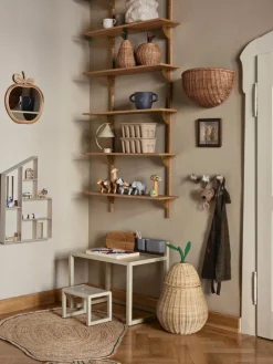 Kinder ferm LIVING Kids Handgefertigter Aufbewahrungskorb Pear aus Rattan